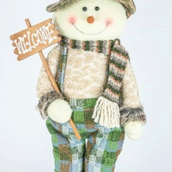 Camo Santa Snowman Stander - Picture 2 of 3